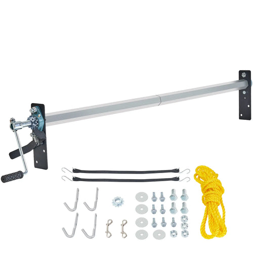 Hand Crank Tarp Roller | Adjustable 64"-104"