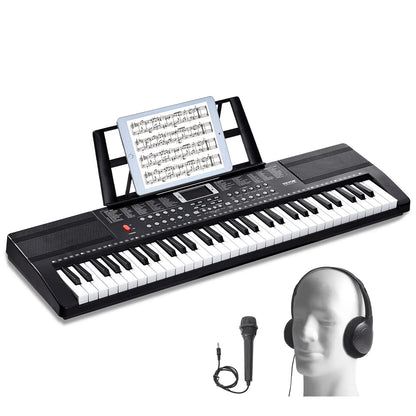 61-Key Digital Keyboard Piano | 200 Tones