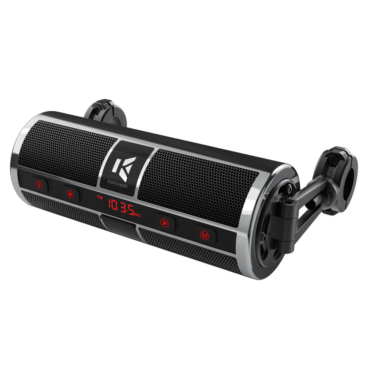 Motorcycle Handlebar Speakers – Bluetooth & FM