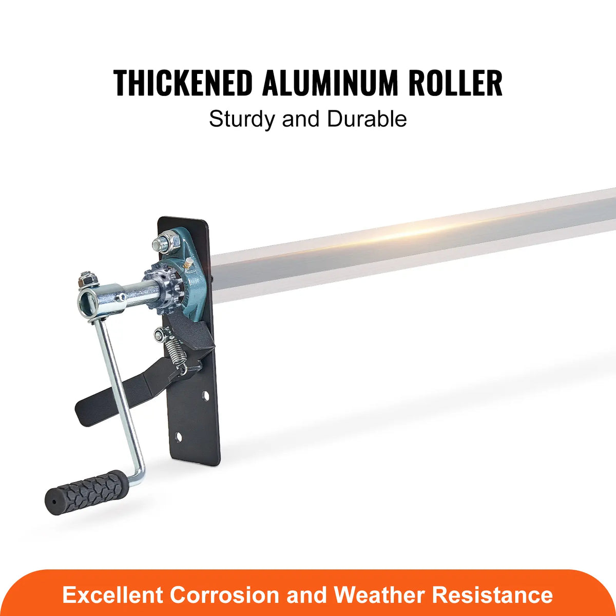 Hand Crank Tarp Roller | Adjustable 64"-104"