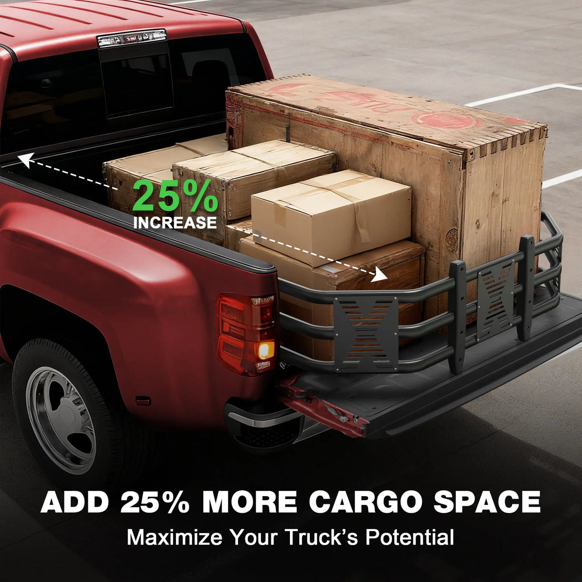 Aluminum Pickup Truck Bed Extender – Adjustable & Retractable
