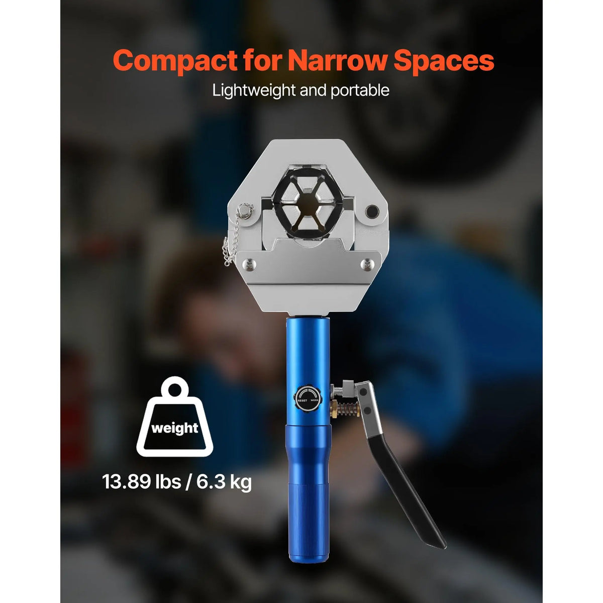 Hydraulic A/C Hose Crimper Kit | 7 Dies