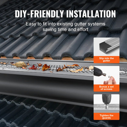 Aluminum Gutter Guard | 5" | 208 ft (52 pcs)