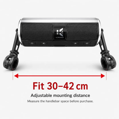 Motorcycle Handlebar Speakers – Bluetooth & FM