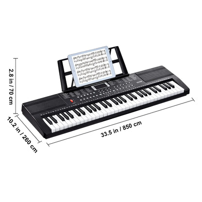 61-Key Digital Keyboard Piano | 200 Tones