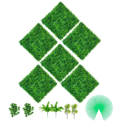 Artificial Boxwood Hedge Wall Panels
