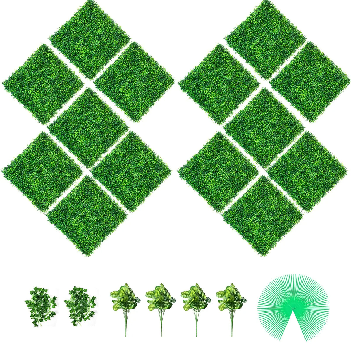 Artificial Boxwood Hedge Wall Panels