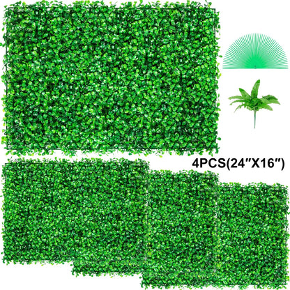 Artificial Boxwood Hedge Wall Panels