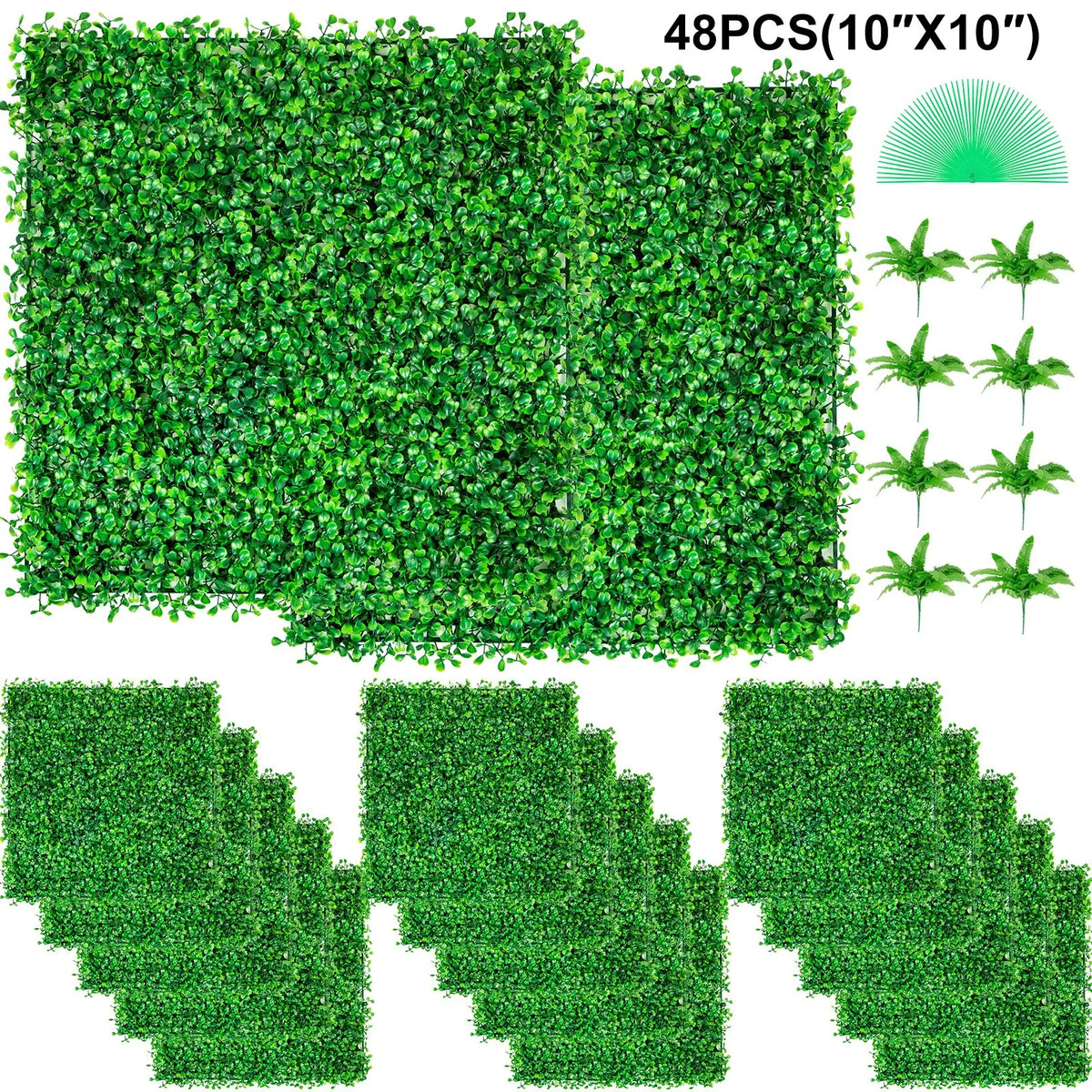 Artificial Boxwood Hedge Wall Panels