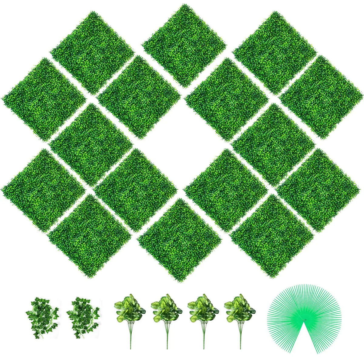 Artificial Boxwood Hedge Wall Panels