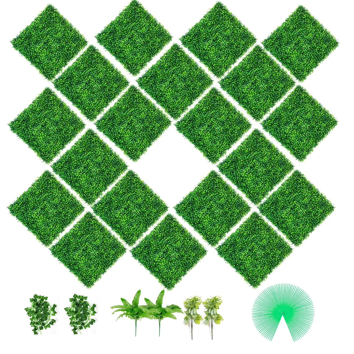 Artificial Boxwood Hedge Wall Panels