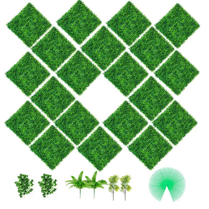 Artificial Boxwood Hedge Wall Panels
