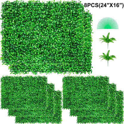 Artificial Boxwood Hedge Wall Panels