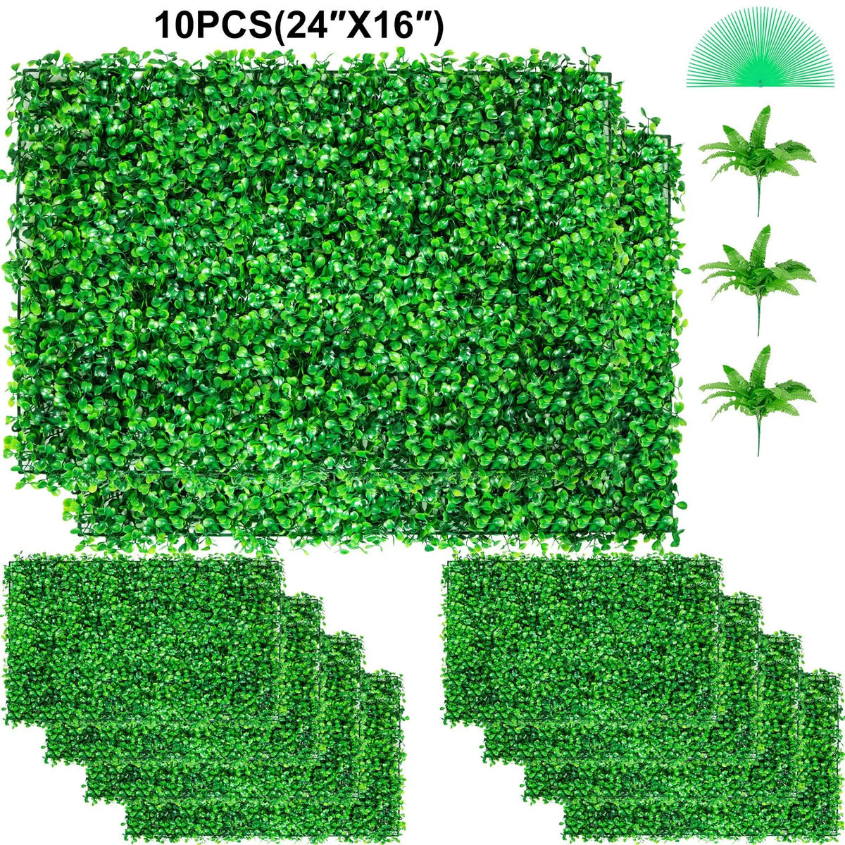 Artificial Boxwood Hedge Wall Panels