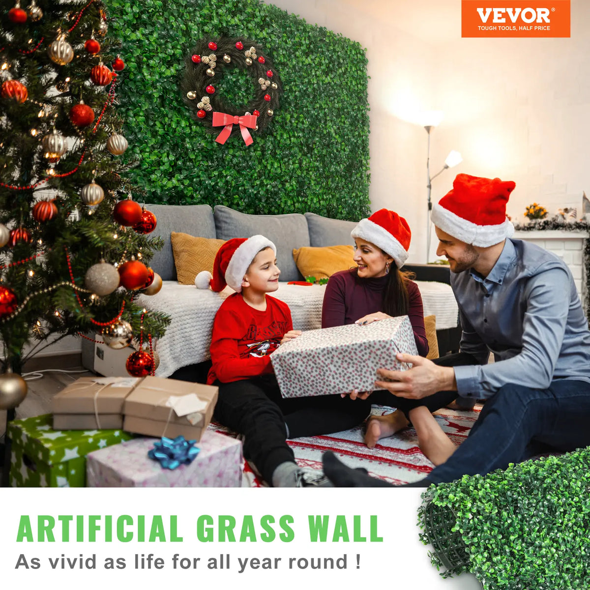 Artificial Boxwood Hedge Wall Panels